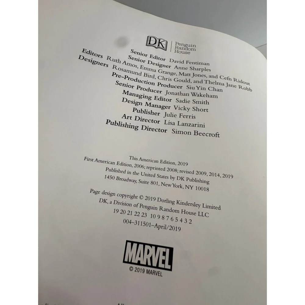 Marvel Encyclopedia New Edition DK Hardcover 2019 Stan‎ Lee Introduction